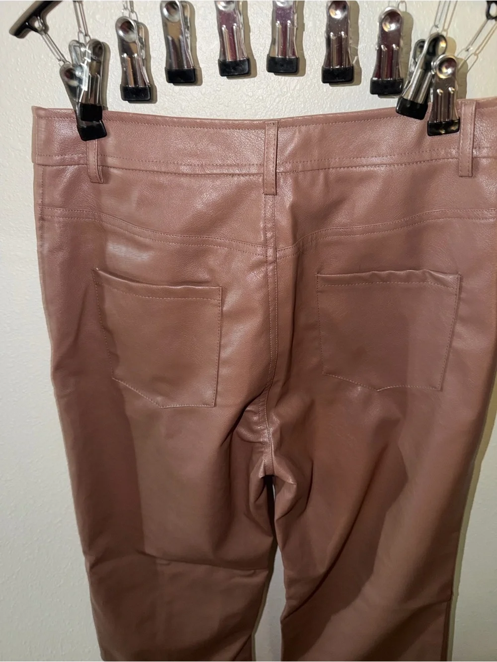 Bailey Rose Colorblock Faux Leather Pants M Y2K *See Condition Note*